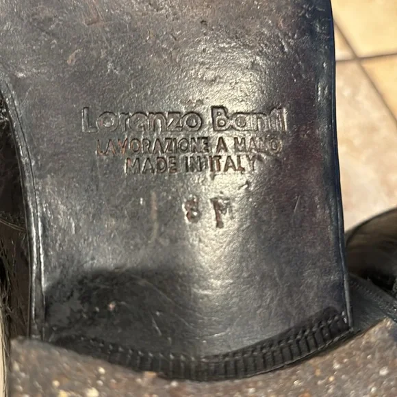 Lorenzo Banfi Man’s Italian Shoe Crocodile Dressing size 8 - Picture 12 of 16